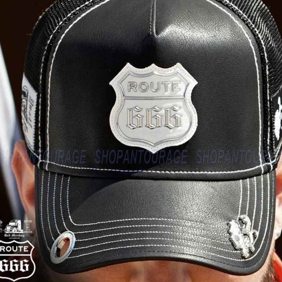 Red Monkey Route 666 New Limited Edition Unisex Trucker Hat Cap RM1464 | 2 Color - Picture 12 of 16